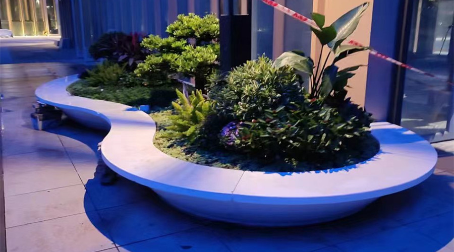 GRC坐凳樹池 GRC坐凳樹池