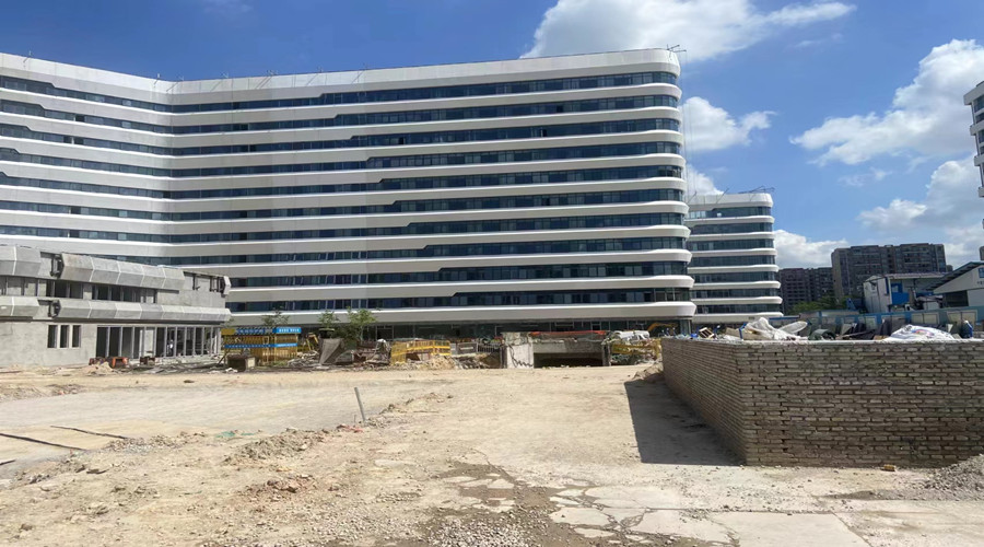 花都區中山大學附屬仁濟醫院GRC外墻掛板工程案例 花都區中山大學附屬仁濟醫院GRC外墻掛板工程案例