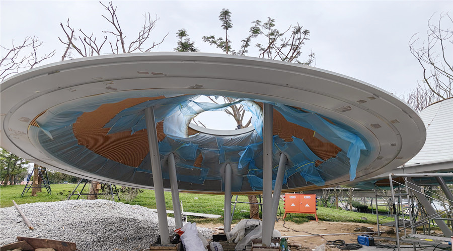 三亞海棠灣UHPC預制構件遮陽立面掛板項目 三亞海棠灣UHPC預制構件遮陽立面掛板項目