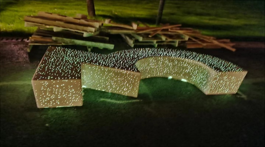 GRC透光坐凳樹(shù)池