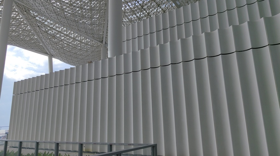 珠海九州灣UHPC雙曲面幕墻板項目 珠海九州灣UHPC雙曲面幕墻板項目