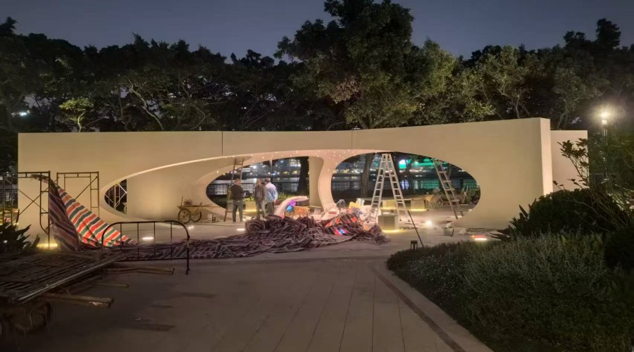 廣州南天名苑UHPC構件雕塑工程案例 廣州南天名苑UHPC構件雕塑工程案例