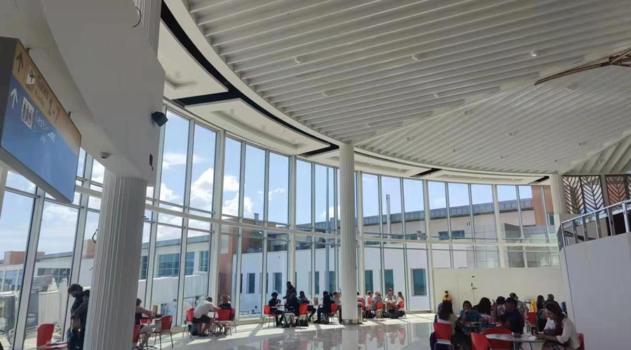 出口牙買加機(jī)場(chǎng)GRG仿竹子造型 出口牙買加機(jī)場(chǎng)GRG仿竹子造型