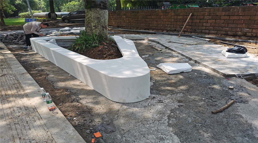 UHPC樹(shù)池坐凳 UHPC樹(shù)池坐凳