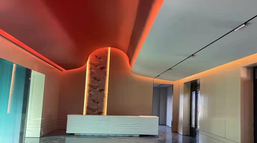 佛山藍(lán)城GRG吧臺(tái)GRG吊頂