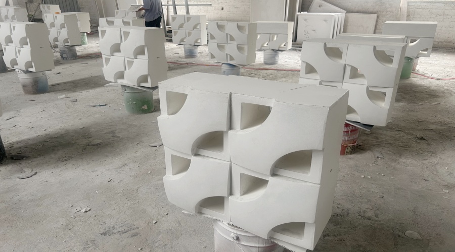 出口韓國GRC鏤空磚工程案例 出口韓國GRC鏤空磚工程案例