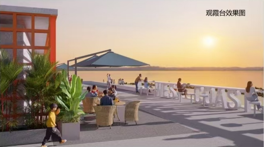 海南海口岸線UHPC坐凳與吧臺工程案例