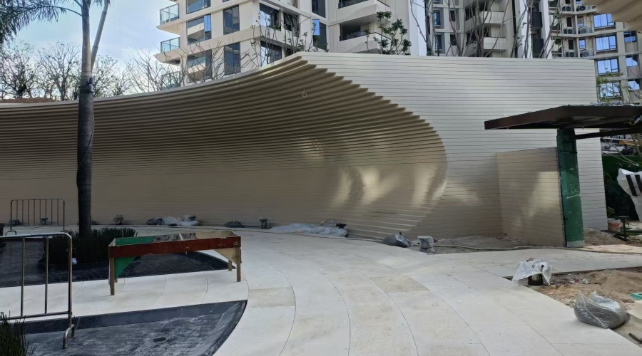 GRC構件幕墻施工安裝 GRC構件幕墻施工安裝