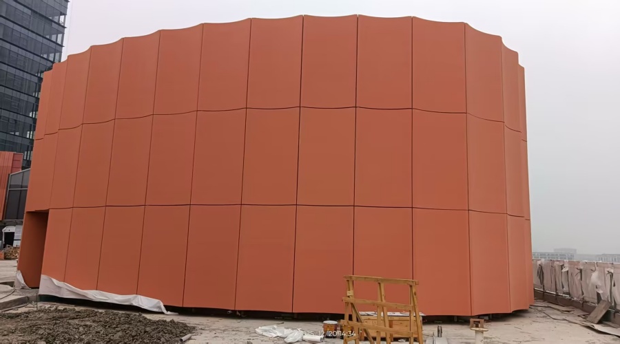 上海新嘉中心UHPC幕墻板工程