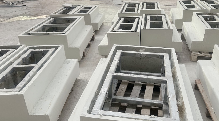 茂名那霍服務區GRC坐凳底座