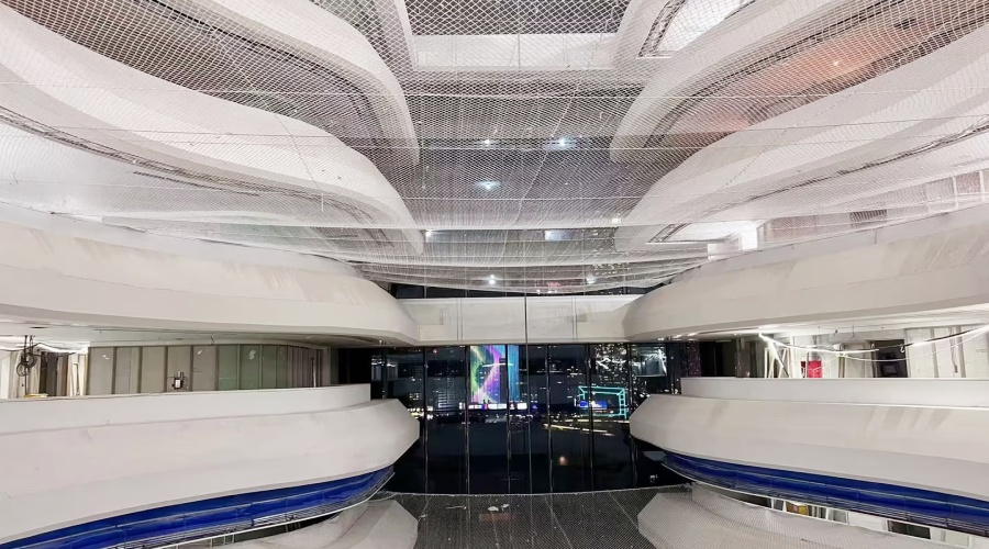 深圳國際交流中心GRG攔河造型工程